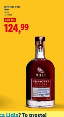 Wiśniówka Miler promocja w Lidl