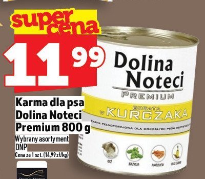 Karma dla psa Dolina Noteci Premium 800g promocja w TOPAZ