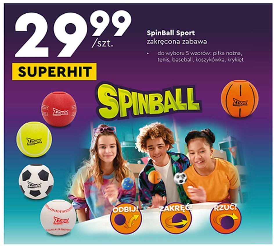 Spinball baseball promocja