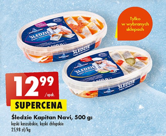 Śledzie kąski chłopskie Kapitan navi promocja