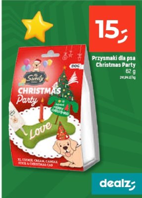 Przysmaki dla psa Christmas Party, 62 g promocja w Dealz