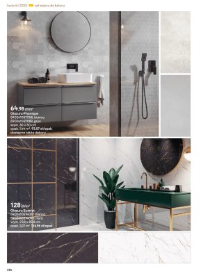 Płytki Glazura Phonique grys 30x60 cm promocja w Castorama