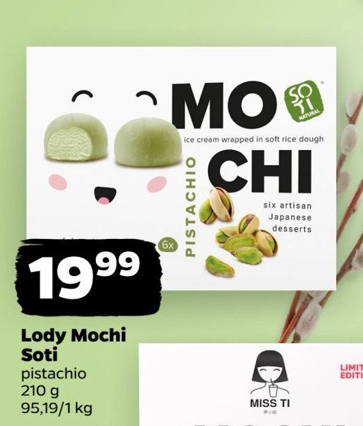 Mochi pistacjowe Soti promocja