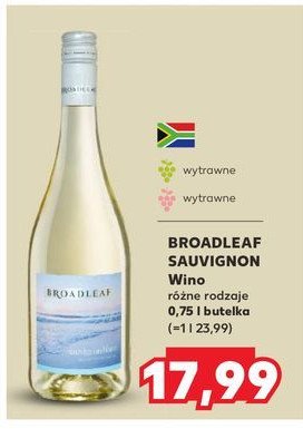 Wino Broadleaf sauvignon rose promocja