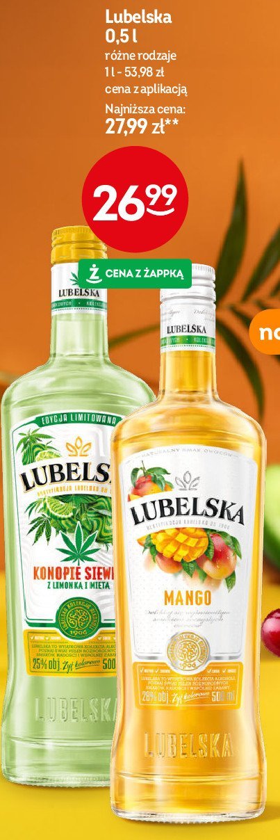 Wódka Lubelska mango promocja