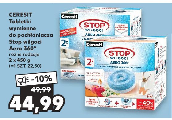 Wk艂ad do poch艂aniacza wilgoci areo 360 owoce Ceresit promocja