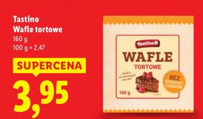 Wafle tortowe  promocja w Lidl