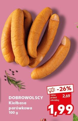 Kiełbasa parówkowa promocja w Kaufland
