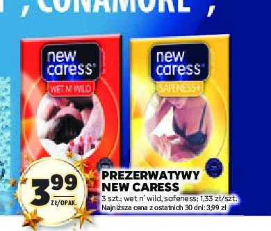 Prezerwatywy safeness New caress promocja w Stokrotka