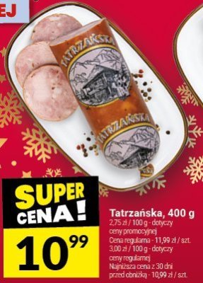 Kiełbasa Tatrzańska promocja w Twój Market