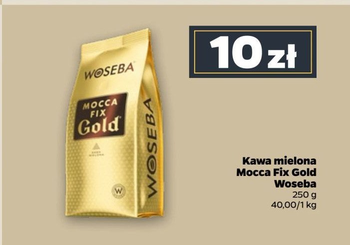 Kawa Woseba mocca fix gold promocja w Netto