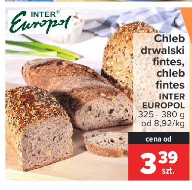 Chleb drwalski fintes Inter europol promocja