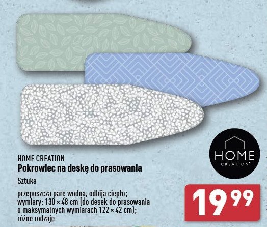 Pokrowiec na desk臋 do prasowania 130 x 48 cm Home creation promocja