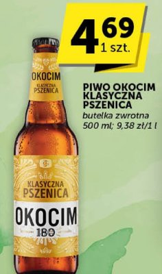 Piwo Okocim Klasyczna Pszenica promocja w Groszek