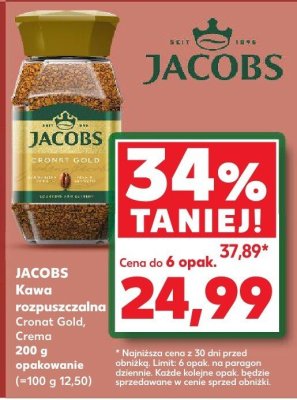 Kawa rozpuszczalna Cronat Gold / Crema promocja w Kaufland