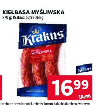 Kiełbasa myśliwska Krakus animex promocja