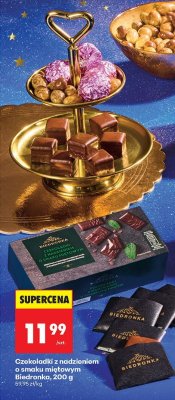 Czekoladki z nadzieniem o smaku miętowym Biedronka promocja w Biedronka