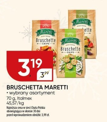 Bruschetta Maretti wybrany asortyment promocja w Chata Polska