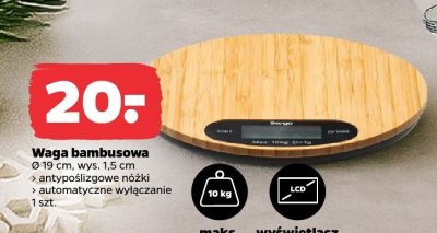 Waga bambusowa Ø 19 cm promocja w Netto