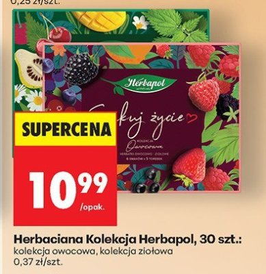 Herbaciana Kolekcja owocowa 30 szt.  promocja w Biedronka
