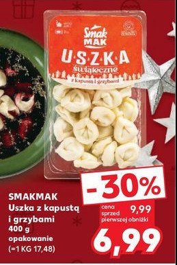 Uszka z kapusta i grzybami Smak mak promocja