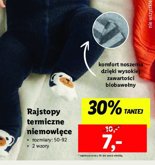 Rajstopy termiczne niemowl臋ce rozm. 50-92 promocja