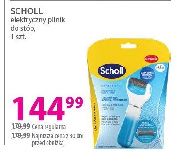 Pilnik do stóp elektryczny + 2 głowice Scholl expert care promocja w Hebe