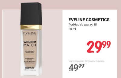 Podkład do twarzy Wonder Match 15 promocja w Rossmann