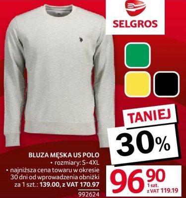 Bluza m臋ska promocja w Selgros