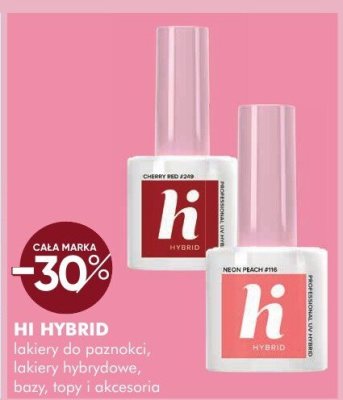 Lakiery do paznokci, lakiery hybrydowe, bazy, topy i akcesoria Hi Hybrid promocja w Super-Pharm
