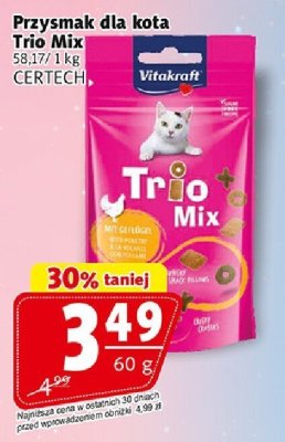 Przysmak dla kota Trio Mix Vitakraft promocja w Prim Market
