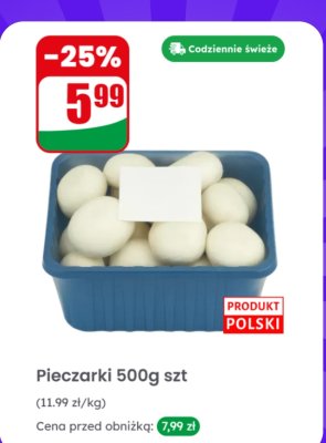 Pieczarki 500 g  promocja w Dino