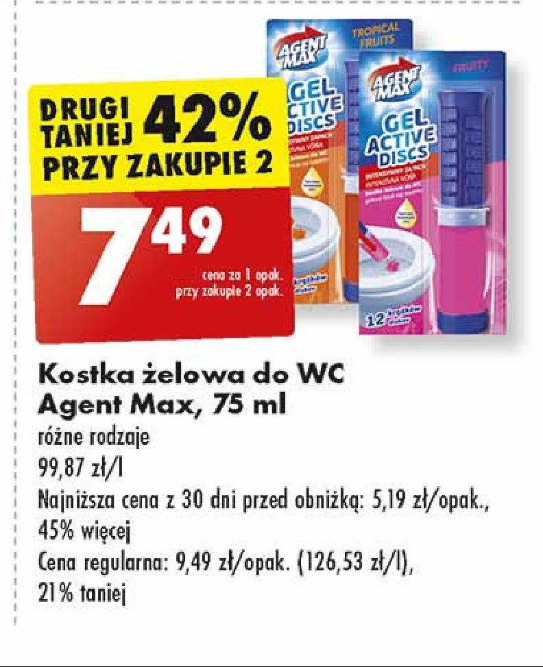 Point block owocowa nuta Agent max promocja