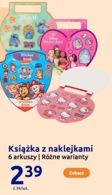 Książka z naklejkami 6 arkuszy Hello Kitty promocja w Action