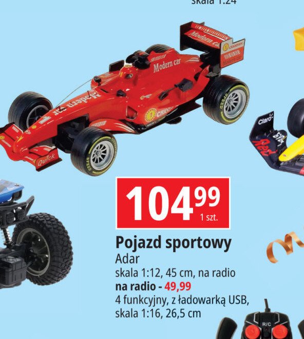 Pojazd sportowy 1:12 45 cm Adar promocja