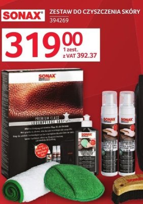 SONAX zestaw do czyszczenia skóry promocja w Selgros