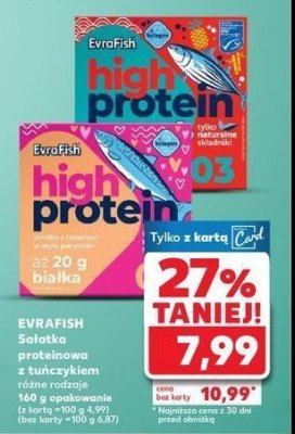 Sa艂atka proteinowa z tu艅czykiem paryska Evrafish promocja