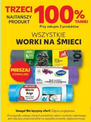 Worki na śmieci marki STELLA różne rodzaje promocja w Kaufland