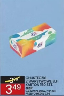 Chusteczki higieniczne promocja w Wafelek