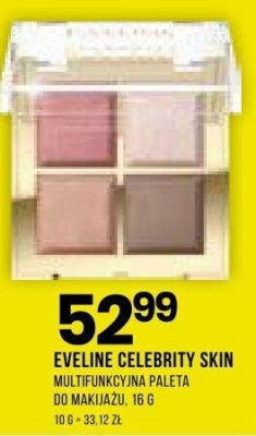 EVELINE CELEBRITY SKIN MULTIFUNKCYJNA PALETA DO MAKIJAŻU 10 G promocja w Drogerie Natura