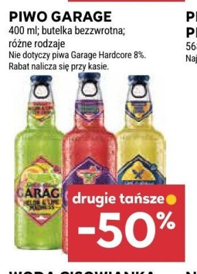 Piwo Garage promocja w Stokrotka