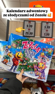 Kalendarz adwentowy Winter Fun promocja w Lidl