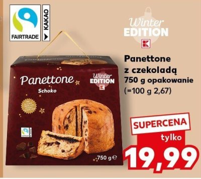 Panettone z czekoladą promocja w Kaufland