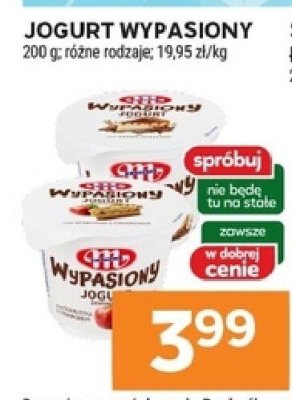 Jogurt wypasiony różne rodzaje promocja w Stokrotka