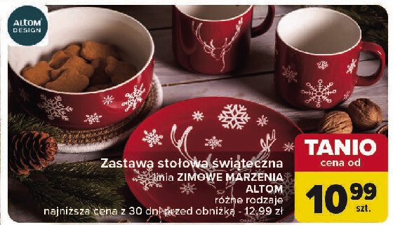 Talerz zimowe marzenia Altom design promocja w Carrefour