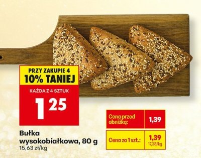 Bułka wysokobiałkowa  promocja w Biedronka
