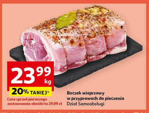 Boczek wieprzowy w przyprawach promocja