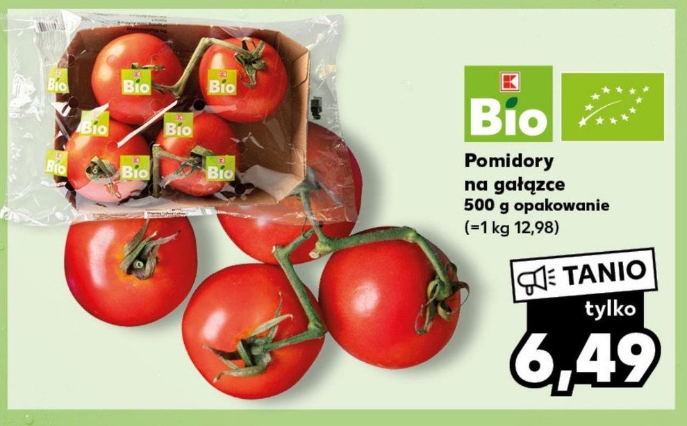 Pomidory gałązka bio K-classic bio promocja