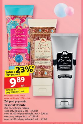 Żel pod prysznic muschio bianco Tesori d'oriente promocja