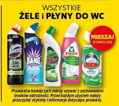 Wszystkie żele i płyny do WC promocja w Kaufland